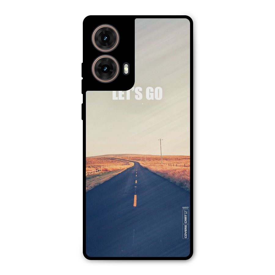 Lets Wander Metal Back Case for Moto G85