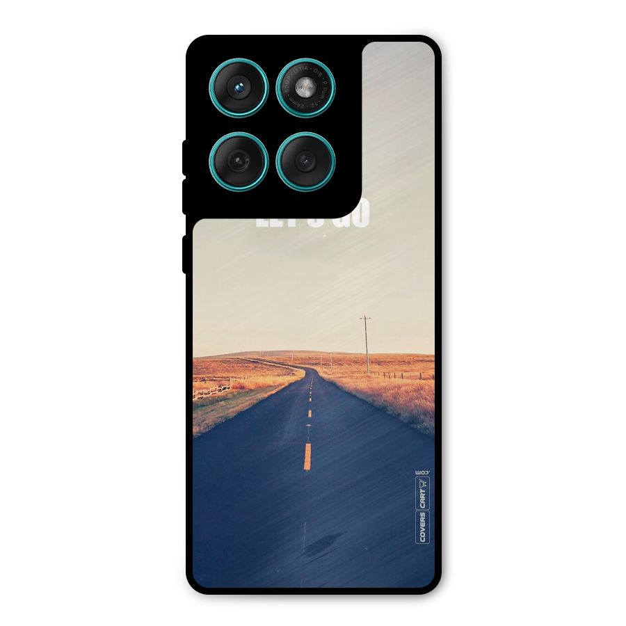 Lets Wander Metal Back Case for Motorola Edge 60