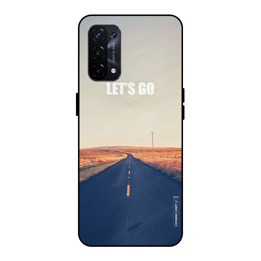 Lets Wander Metal Back Case for Oppo A74 5G