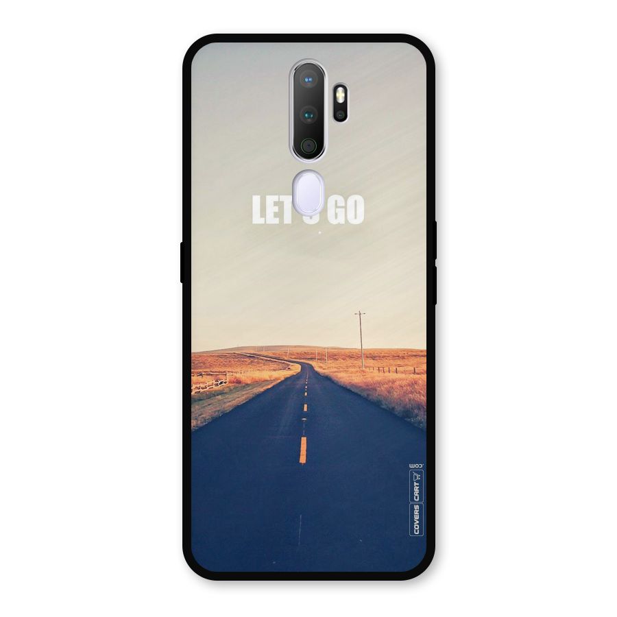 Lets Wander Metal Back Case for Oppo A9 (2020)