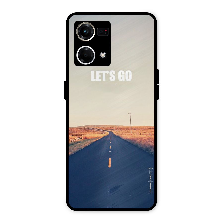 Lets Wander Metal Back Case for Oppo F21 Pro 4G