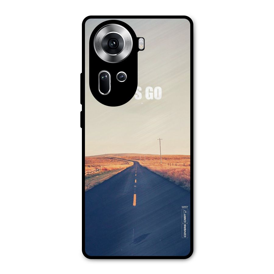 Lets Wander Metal Back Case for Oppo Reno11 5G