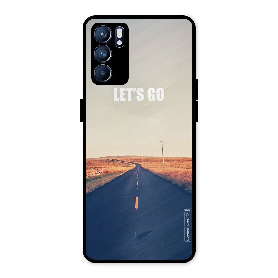 Lets Wander Metal Back Case for Oppo Reno6 5G