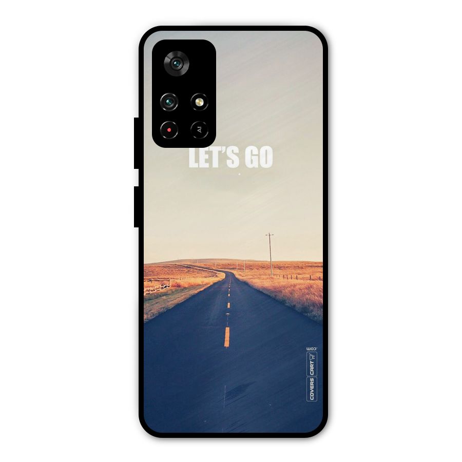 Lets Wander Metal Back Case for Poco M4 Pro 5G