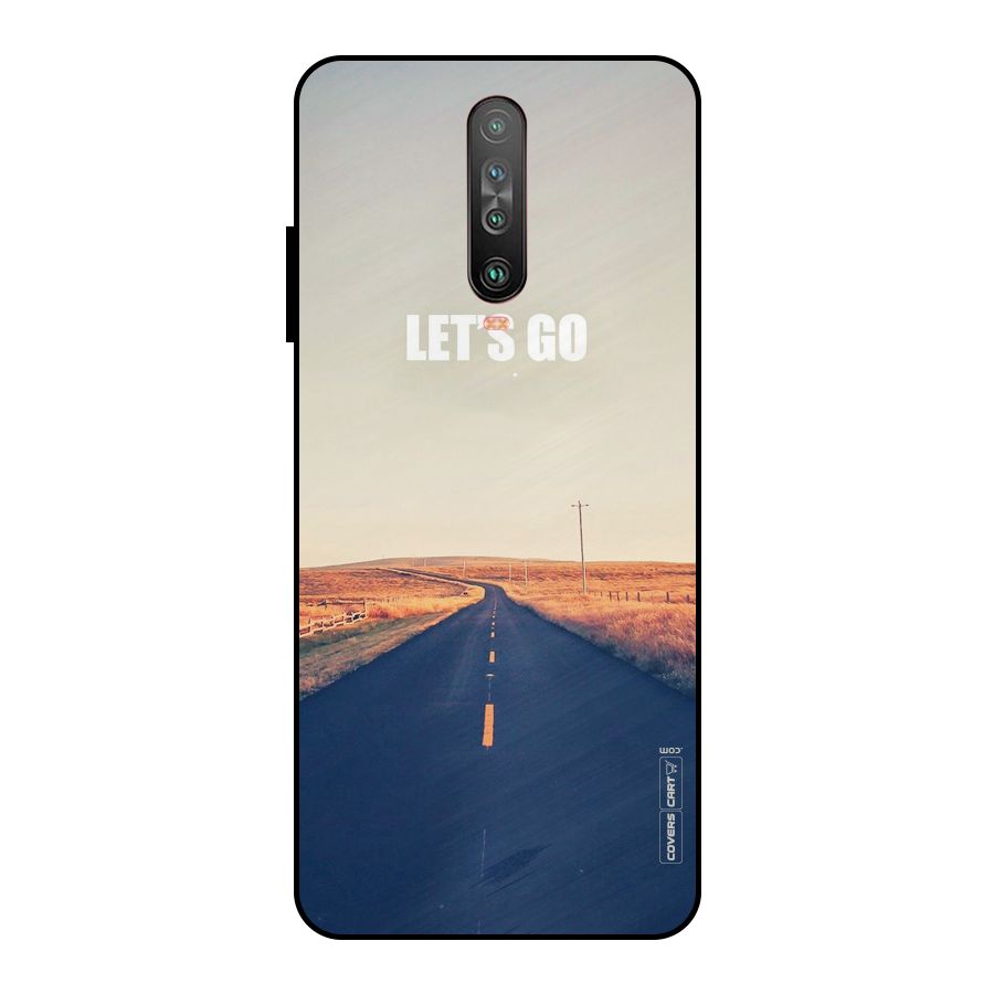 Lets Wander Metal Back Case for Poco X2