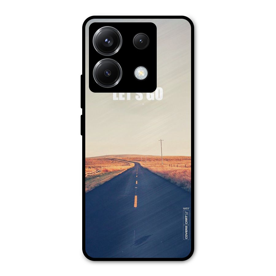 Lets Wander Metal Back Case for Poco X6