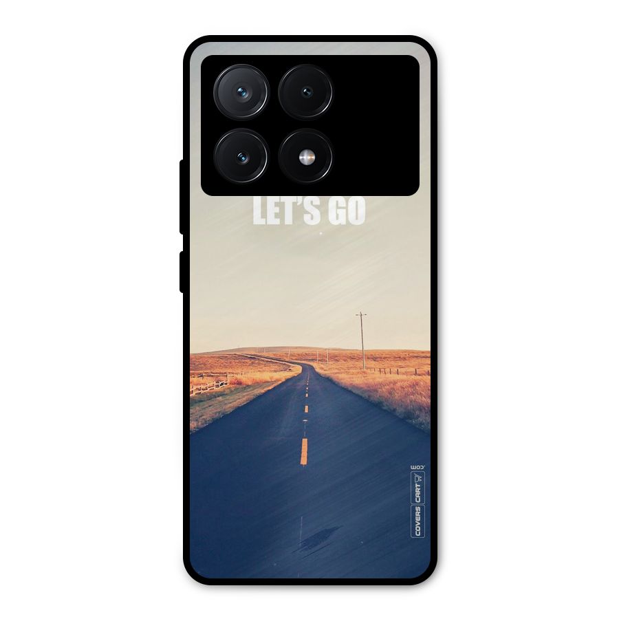 Lets Wander Metal Back Case for Poco X6 Pro