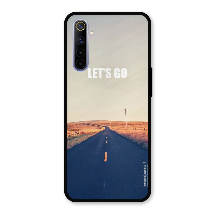 Lets Wander Metal Back Case for Realme 6