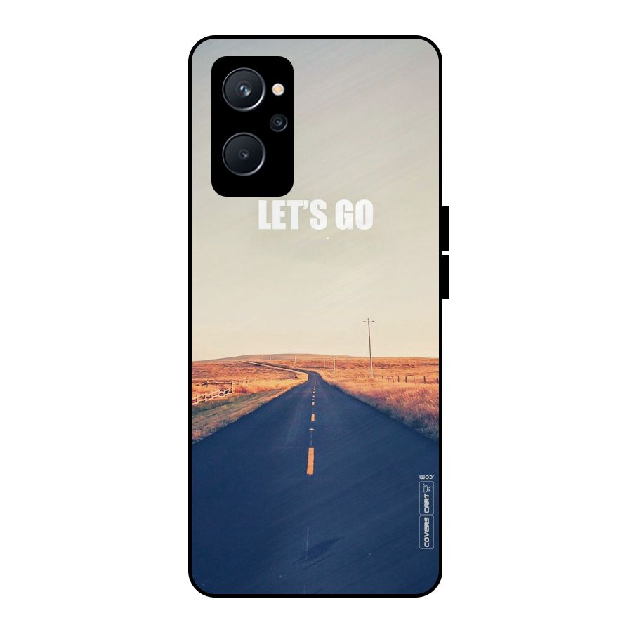Lets Wander Metal Back Case for Realme 9i 5G