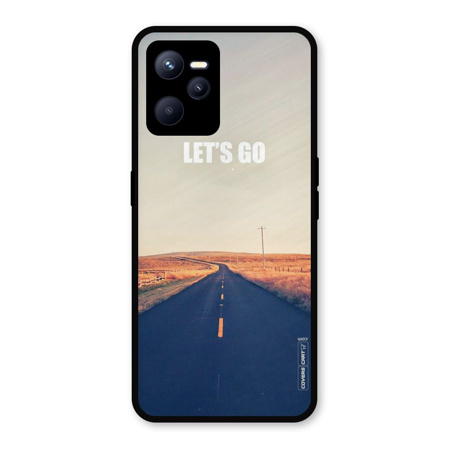 Lets Wander Metal Back Case for Realme C35