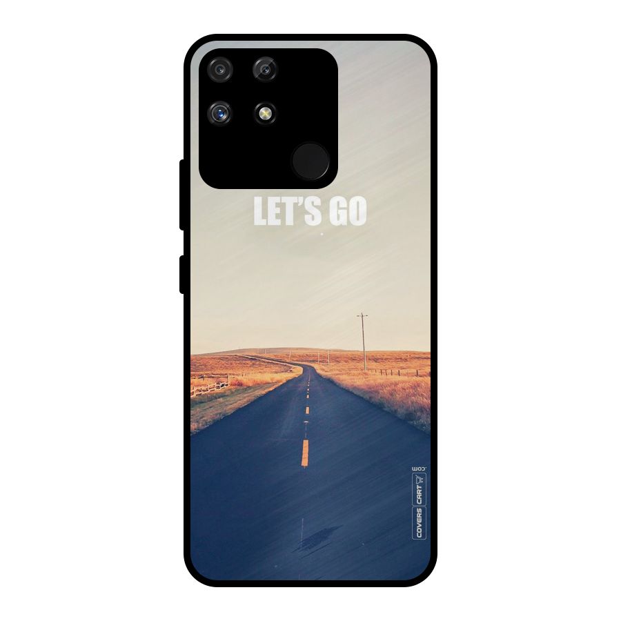 Lets Wander Metal Back Case for Realme Narzo 50A