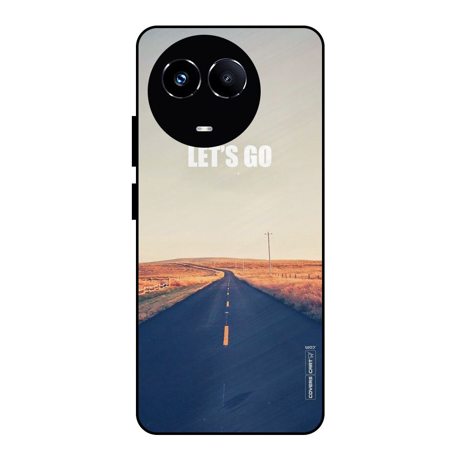 Lets Wander Metal Back Case for Realme Narzo 60X