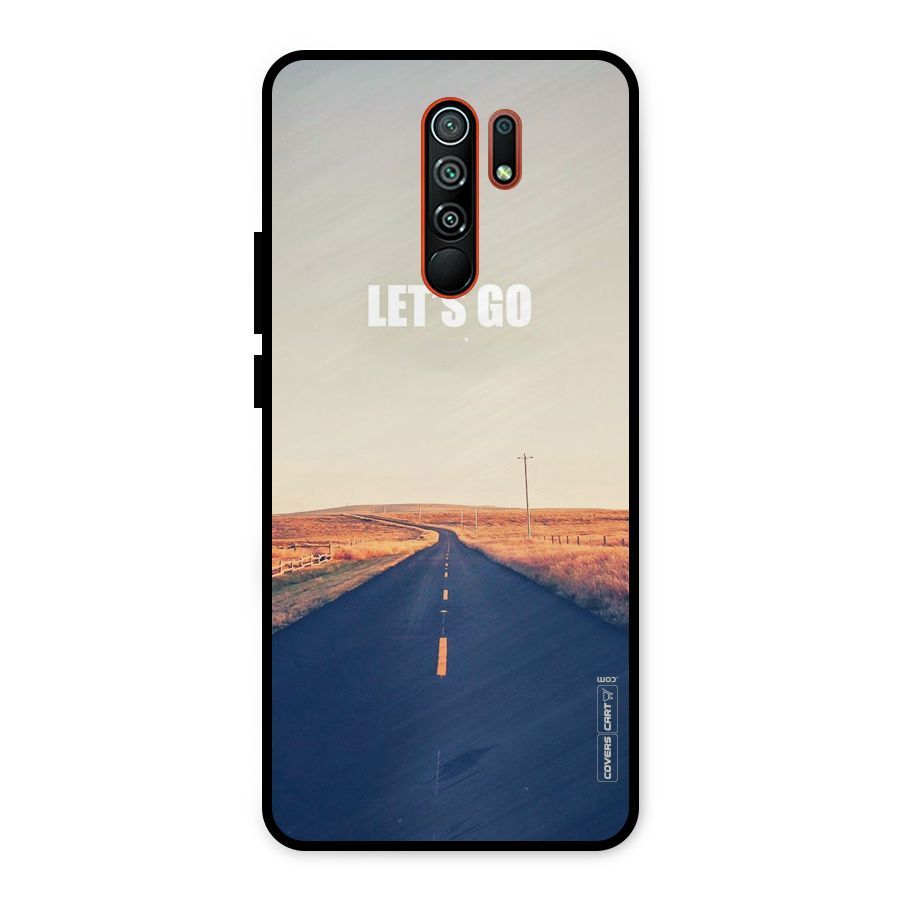 Lets Wander Metal Back Case for Redmi 9 Prime