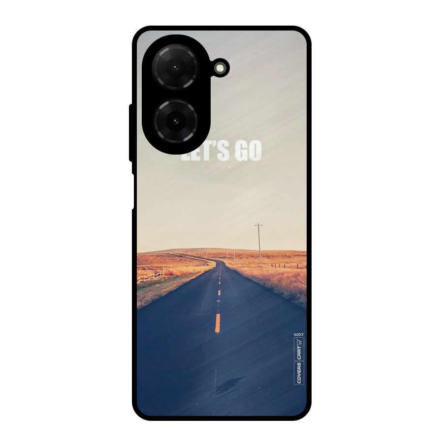 Lets Wander Metal Back Case for Redmi A5 4G