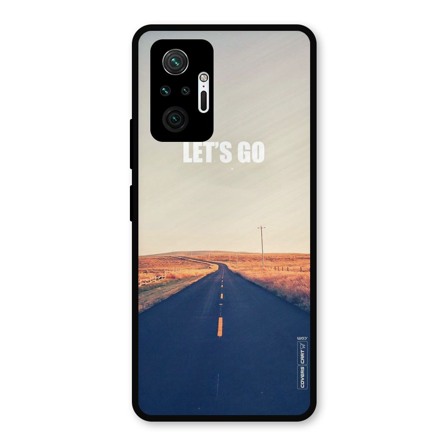 Lets Wander Metal Back Case for Redmi Note 10 Pro Max