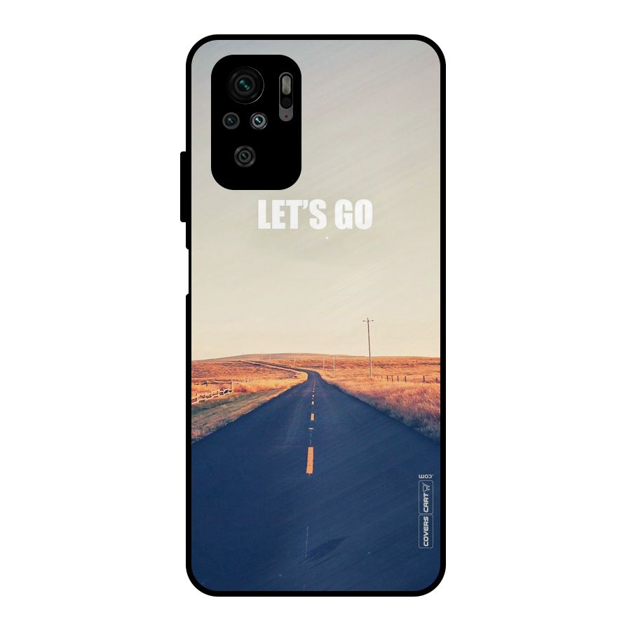 Lets Wander Metal Back Case for Redmi Note 11 SE