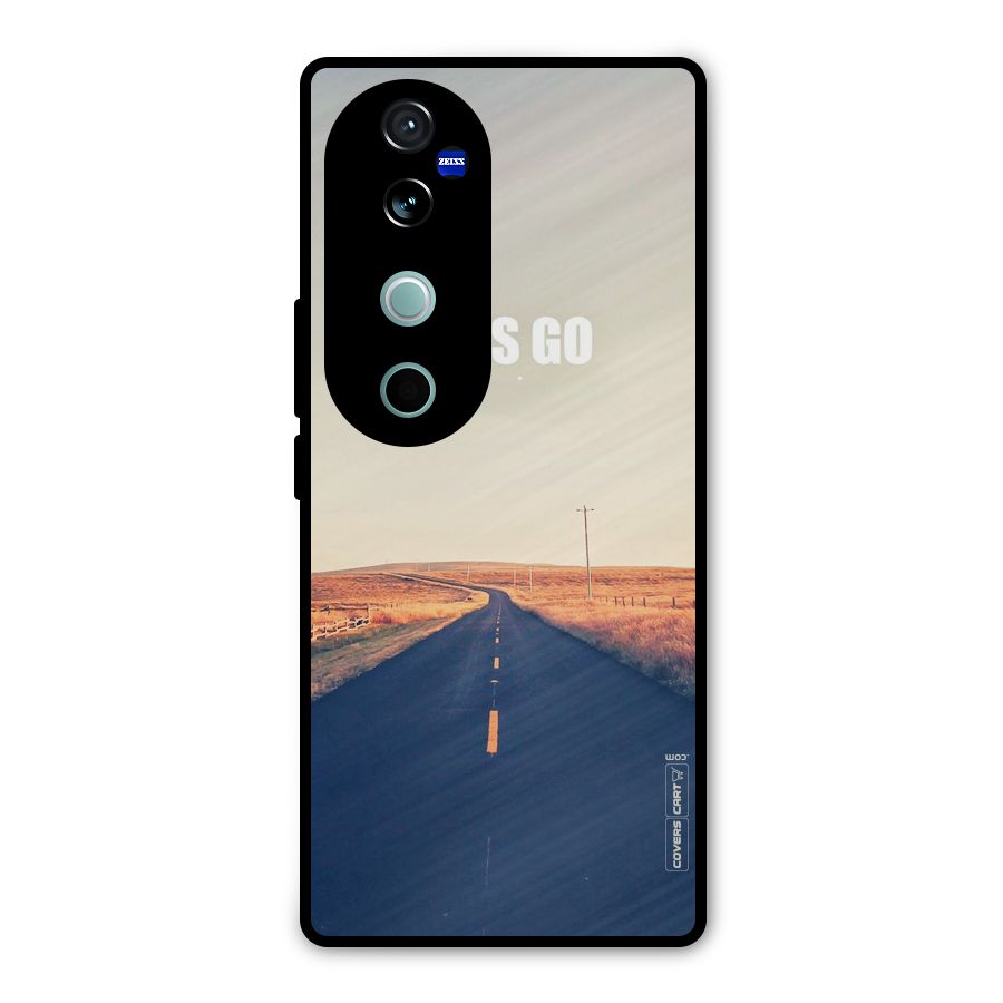 Lets Wander Metal Back Case for Vivo V40