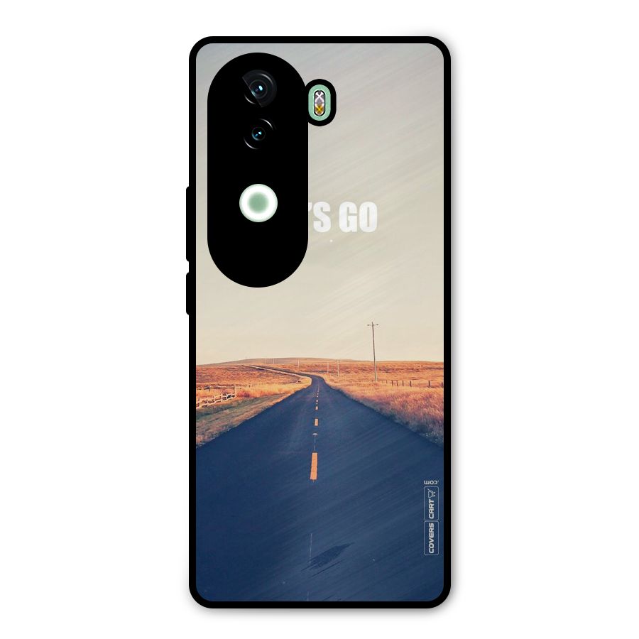 Lets Wander Metal Back Case for Vivo V40e