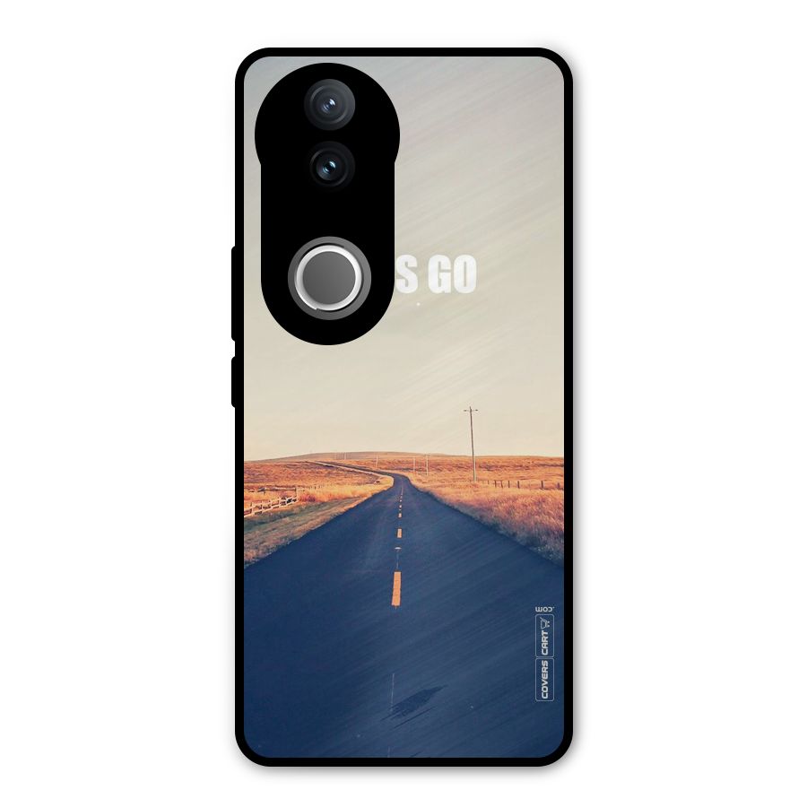 Lets Wander Metal Back Case for Vivo V50