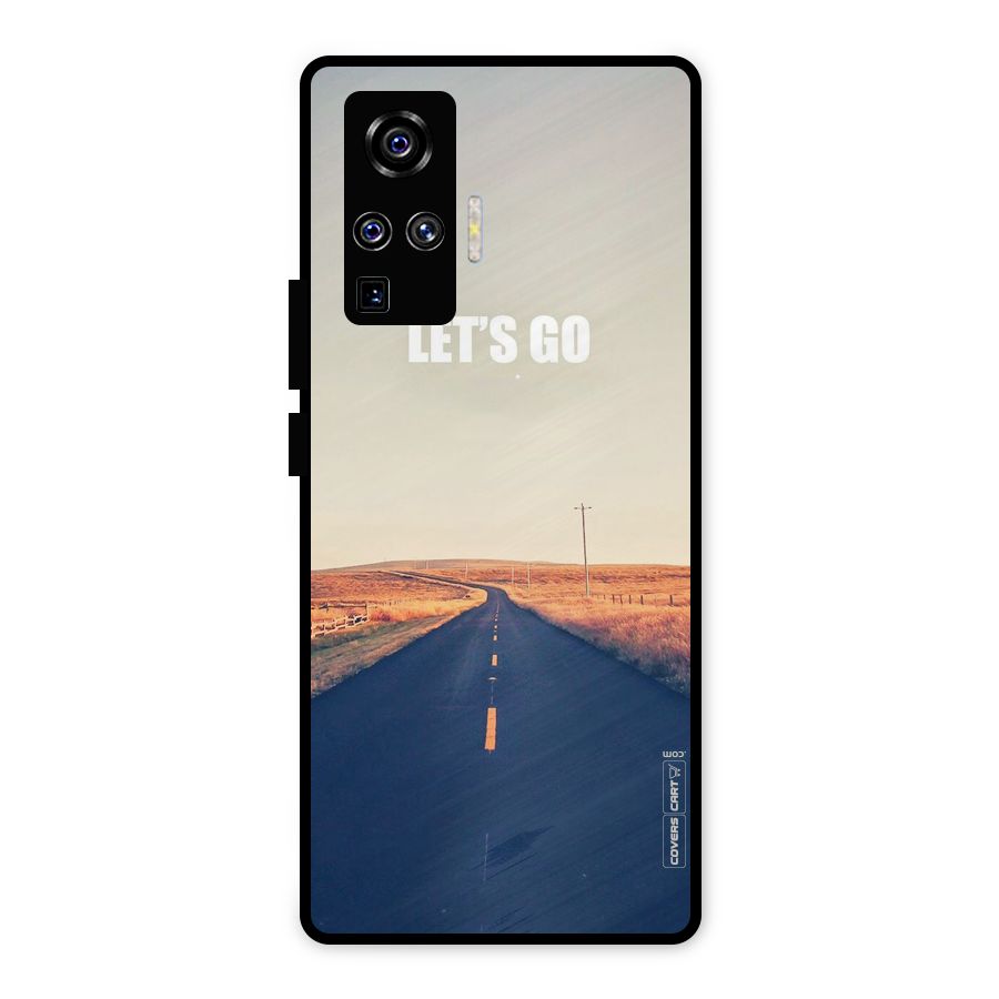 Lets Wander Metal Back Case for Vivo X50 Pro