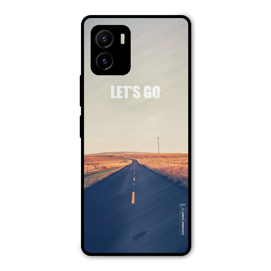 Lets Wander Metal Back Case for Vivo Y15s