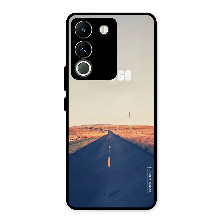 Lets Wander Metal Back Case for Vivo Y200