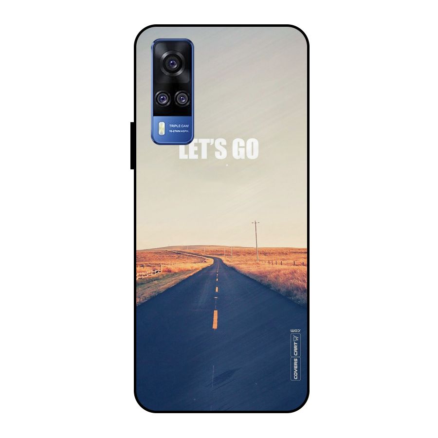 Lets Wander Metal Back Case for Vivo Y51