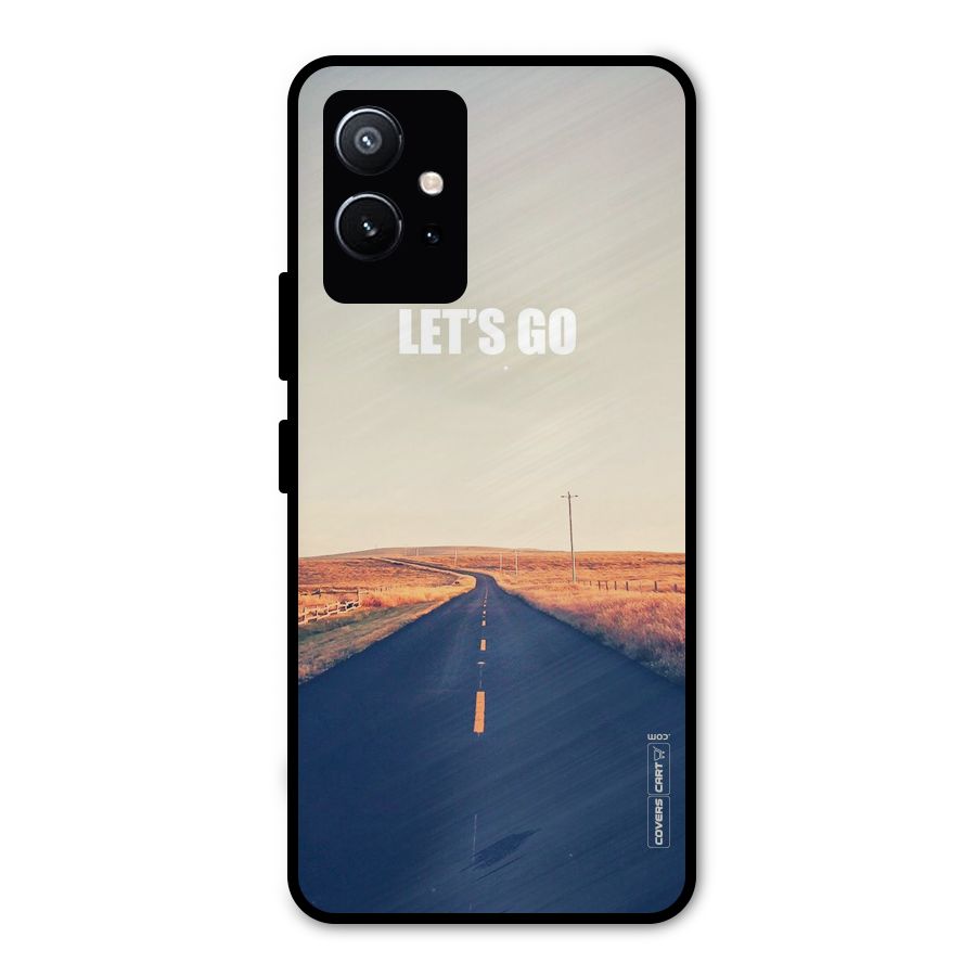 Lets Wander Metal Back Case for Vivo Y75 5G