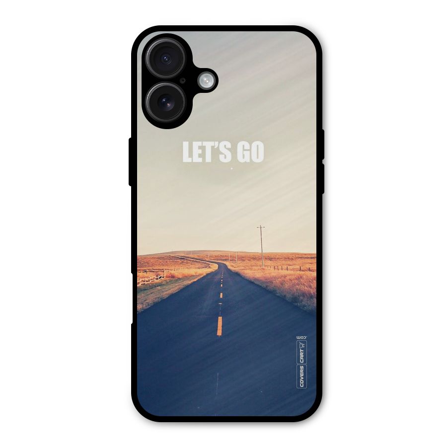 Lets Wander Metal Back Case for iPhone 16 Plus