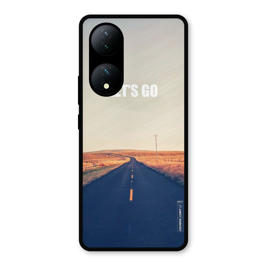Lets Wander Metal Back Case for iQOO Z7