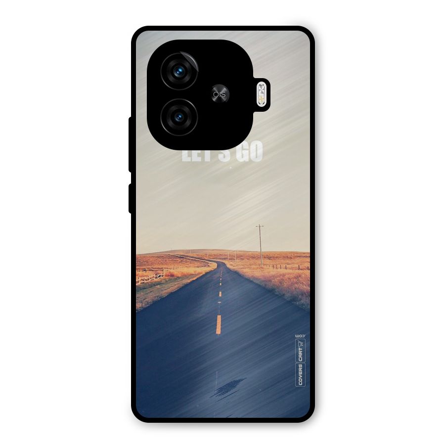 Lets Wander Metal Back Case for iQOO Z9 Turbo