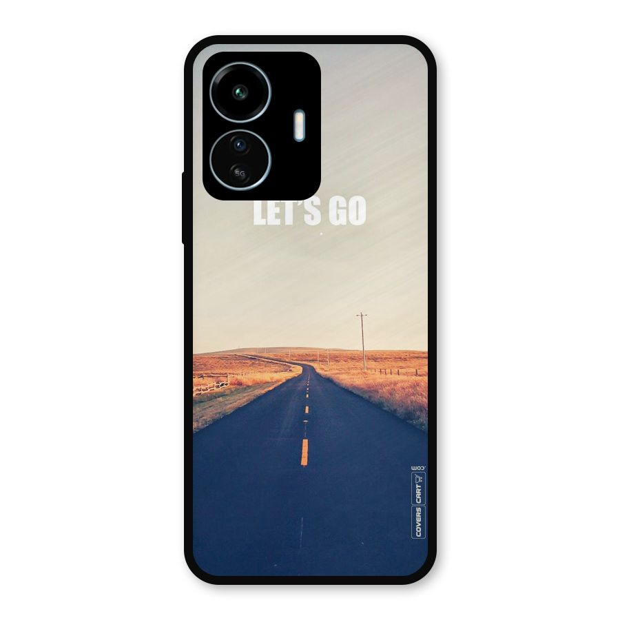 Lets Wander Metal Back Case for vivo iQOO Z6 Lite 5G