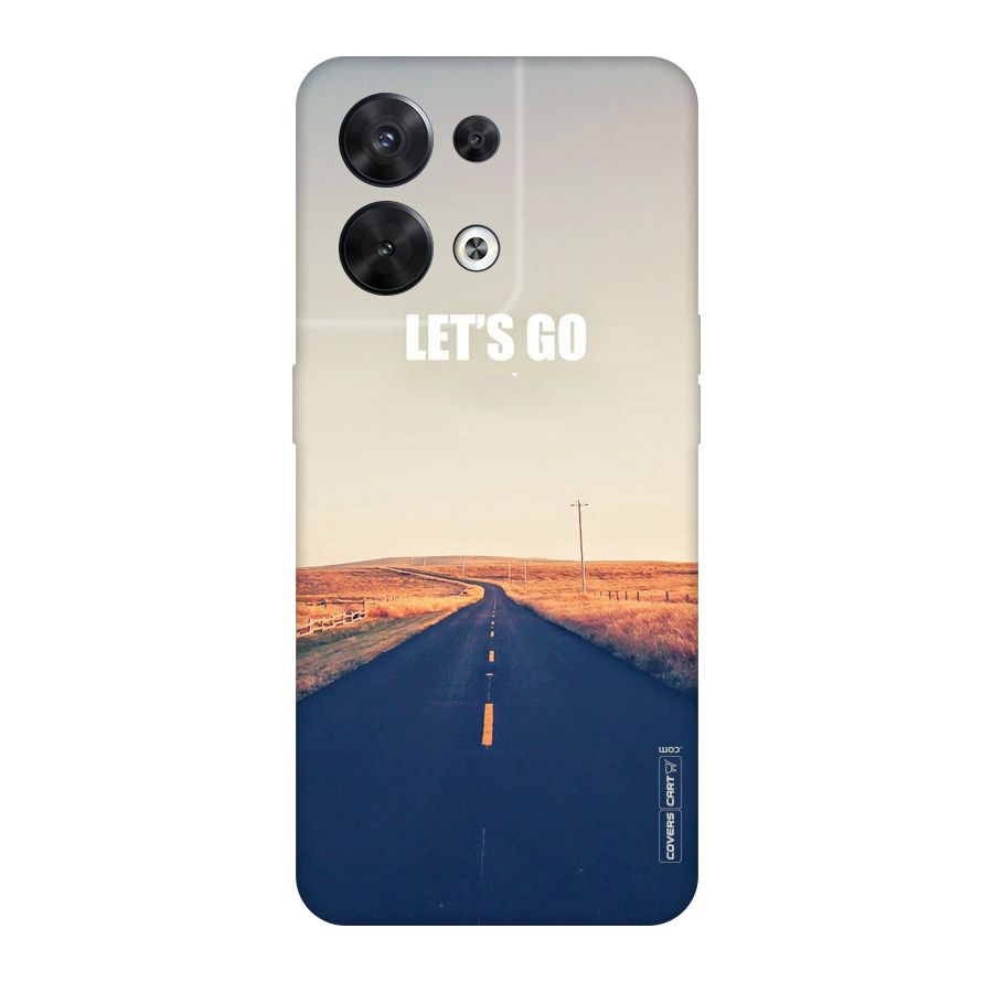 Lets Wander Original Polycarbonate Back Case for Oppo Reno8 5G