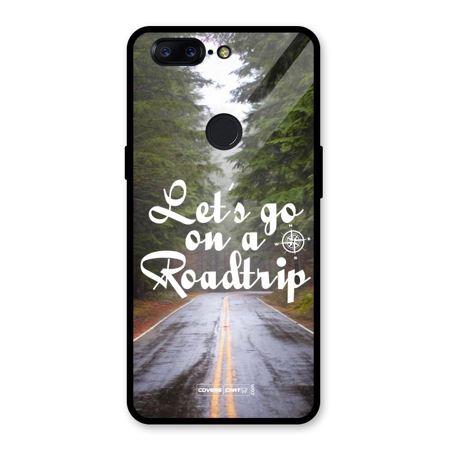 Lets go on a Roadtrip Glass Back Case for OnePlus 5T