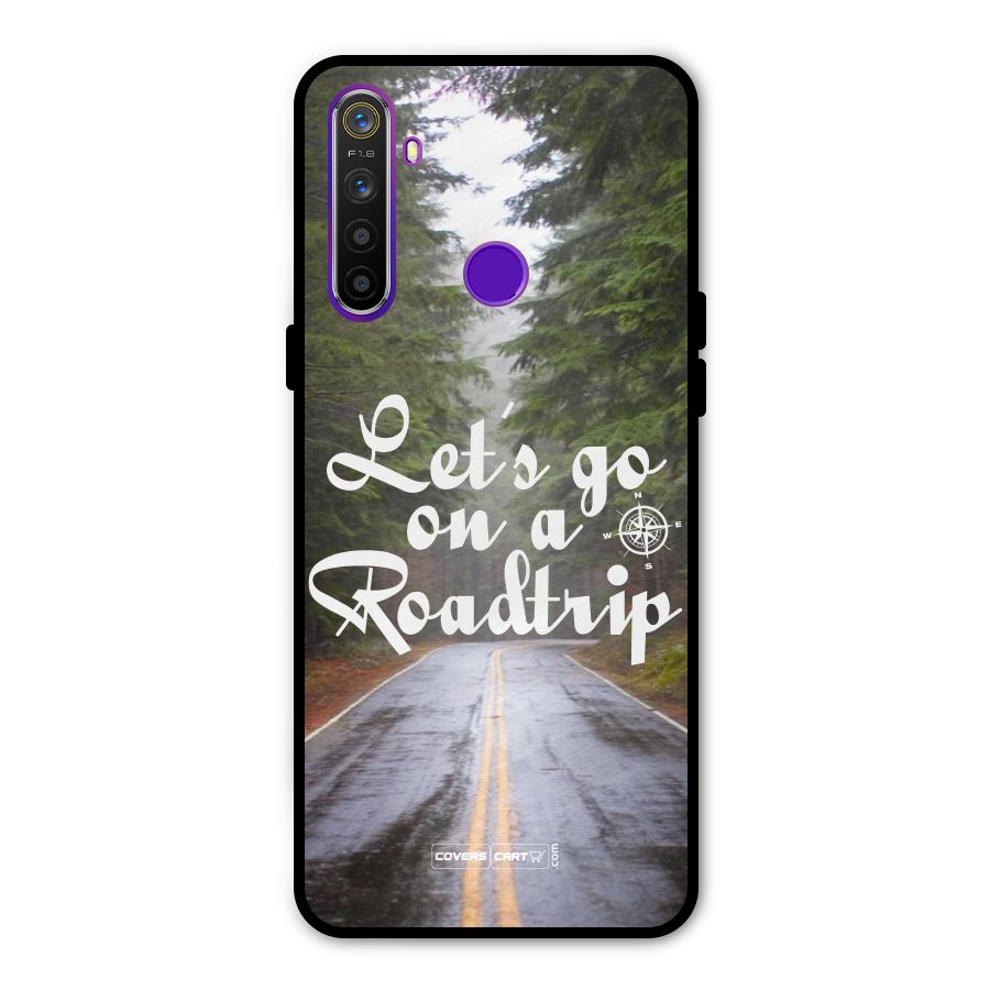 Lets go on a Roadtrip Glass Back Case for Realme 5s