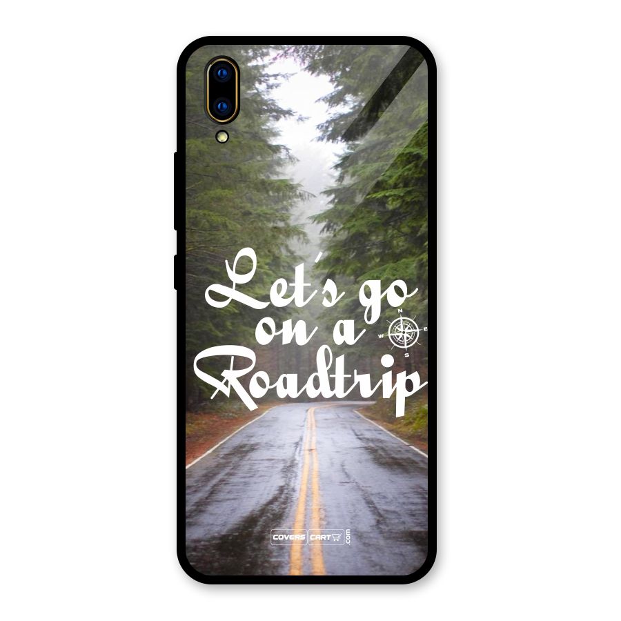 Lets go on a Roadtrip Glass Back Case for Vivo V11 Pro