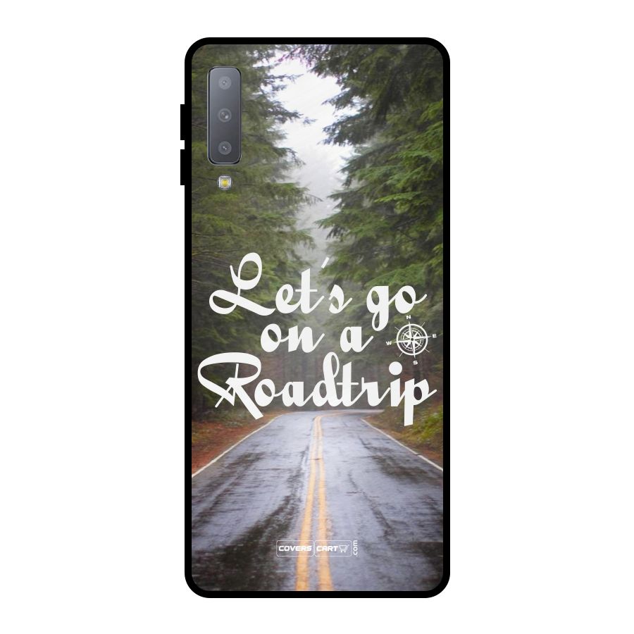 Lets go on a Roadtrip Metal Back Case for Galaxy A7 (2018)