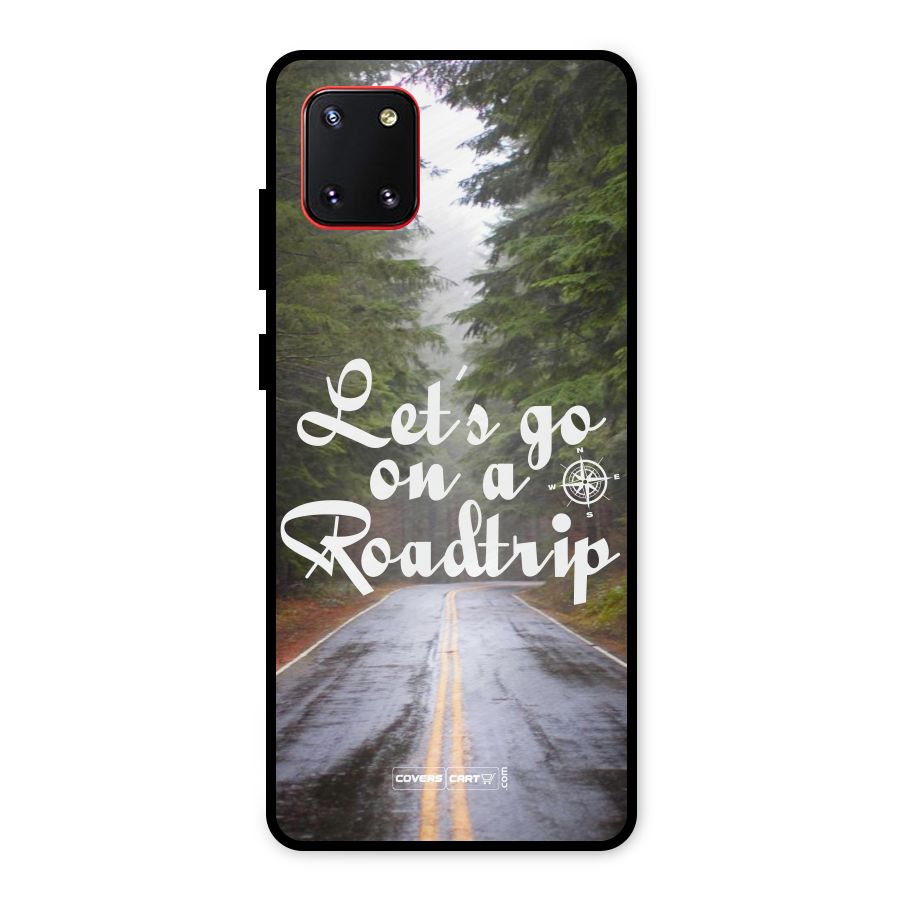 Lets go on a Roadtrip Metal Back Case for Galaxy Note 10 Lite