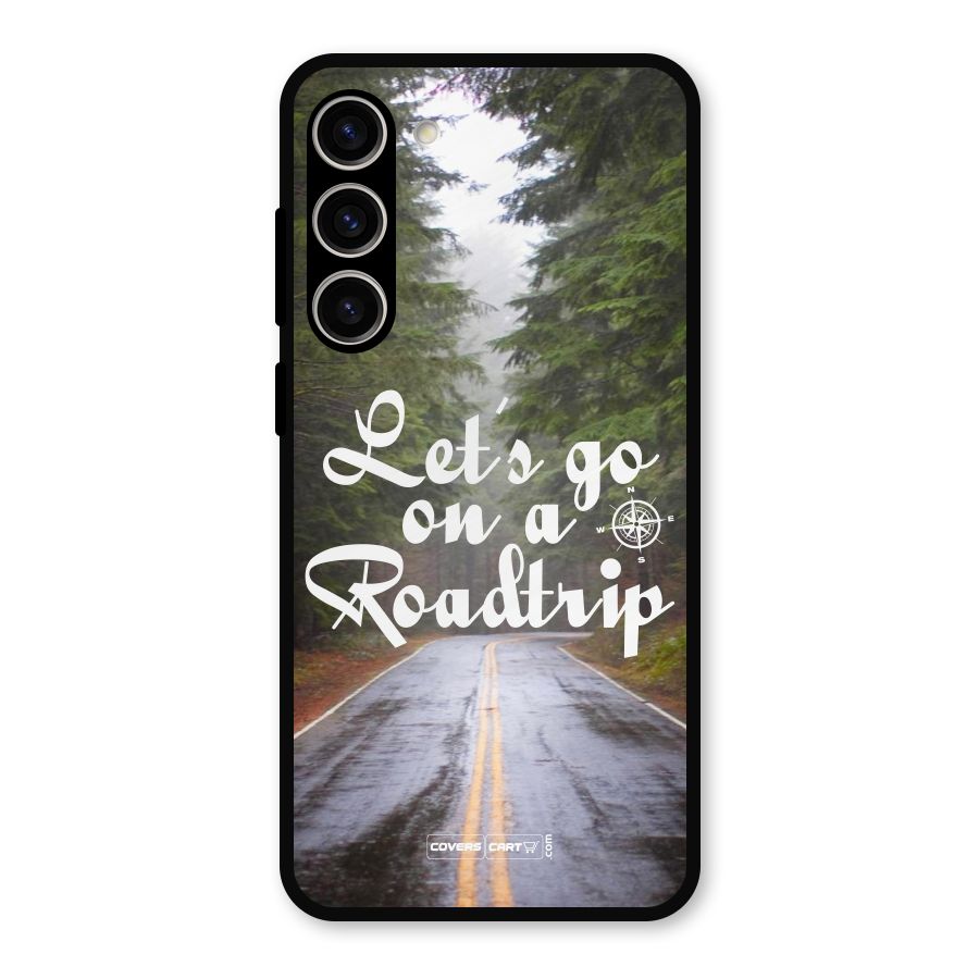 Lets go on a Roadtrip Metal Back Case for Galaxy S23 Plus