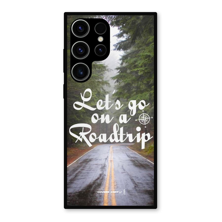 Lets go on a Roadtrip Metal Back Case for Galaxy S23 Ultra