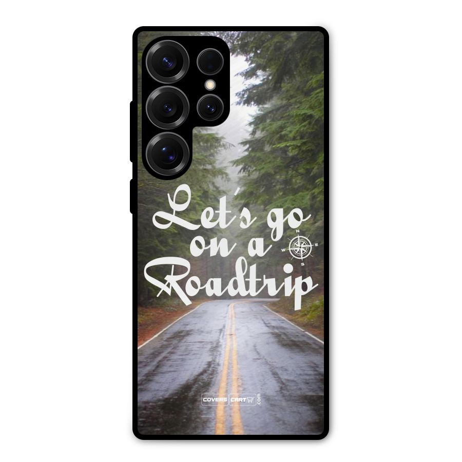 Lets go on a Roadtrip Metal Back Case for Galaxy S25 Ultra