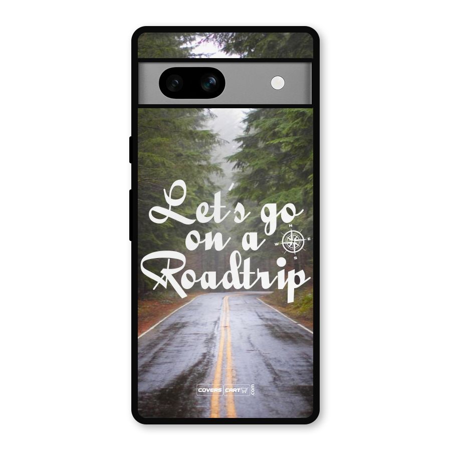 Lets go on a Roadtrip Metal Back Case for Google Pixel 7a