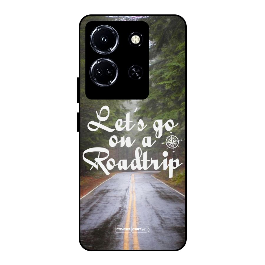 Lets go on a Roadtrip Metal Back Case for Infinix Note 30 5G