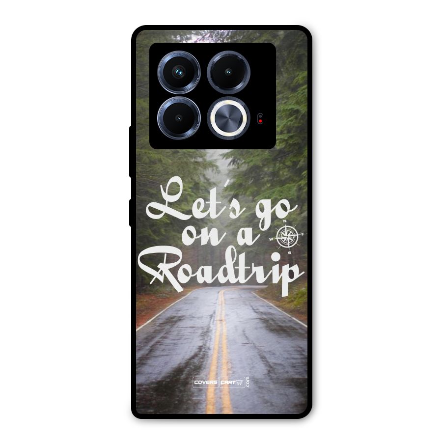 Lets go on a Roadtrip Metal Back Case for Infinix Note 40 5G