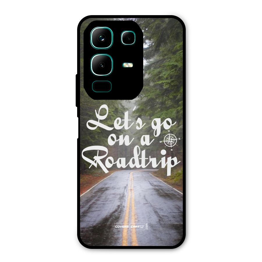 Lets go on a Roadtrip Metal Back Case for Infinix Note 50x
