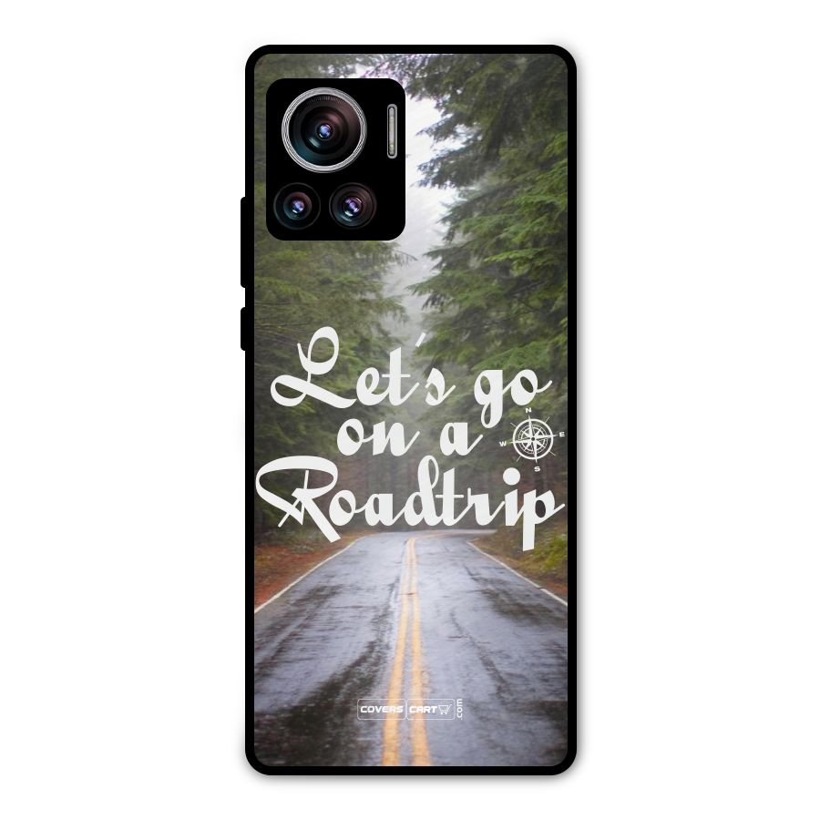 Lets go on a Roadtrip Metal Back Case for Motorola Edge 30 Ultra