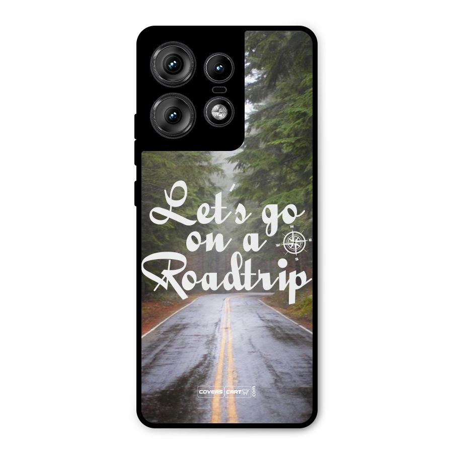Lets go on a Roadtrip Metal Back Case for Motorola Edge 50 Pro