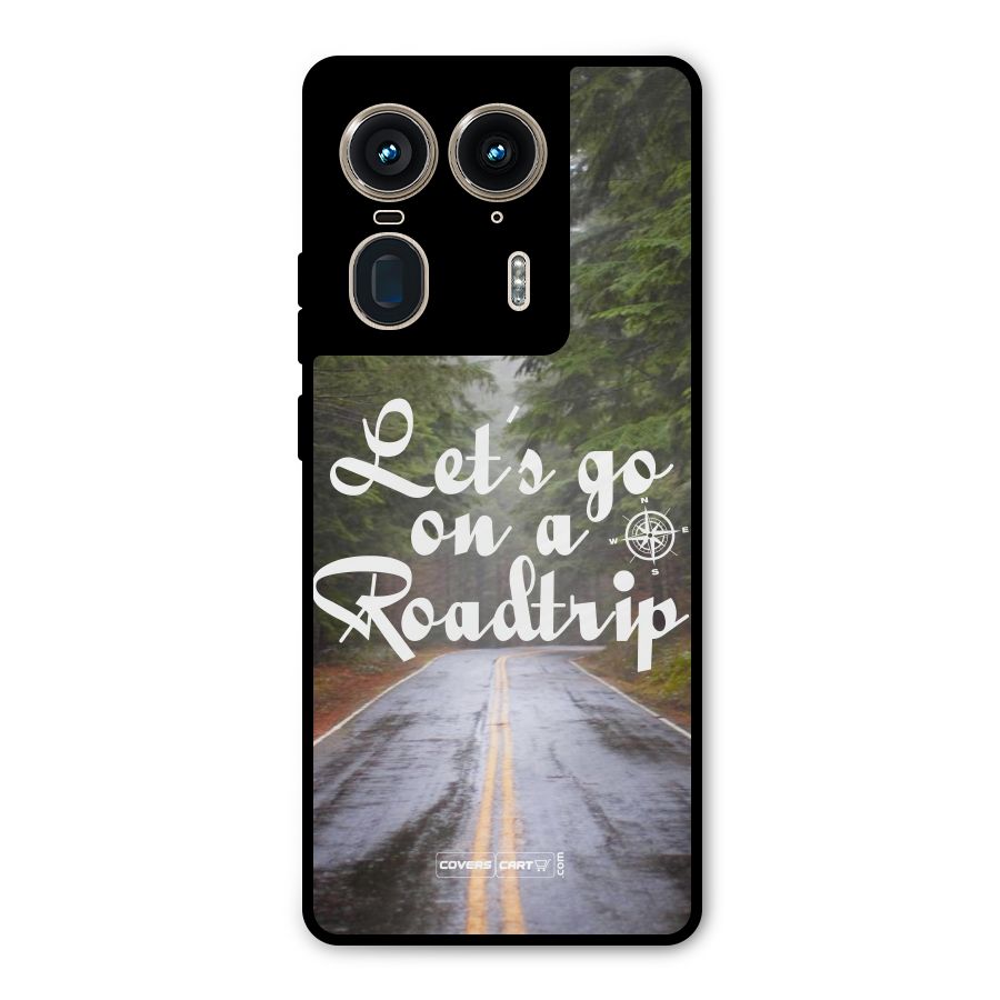 Lets go on a Roadtrip Metal Back Case for Motorola Edge 50 Ultra