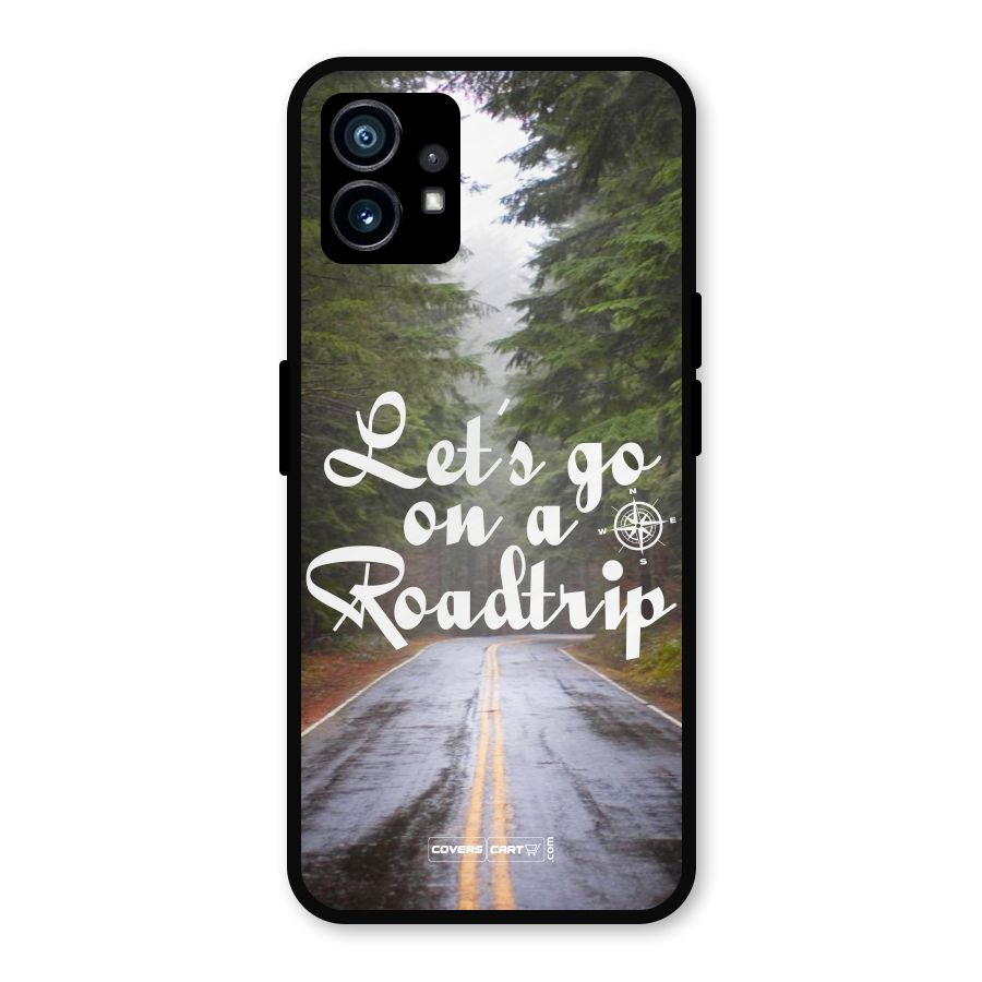 Lets go on a Roadtrip Metal Back Case for Nothing Phone 1