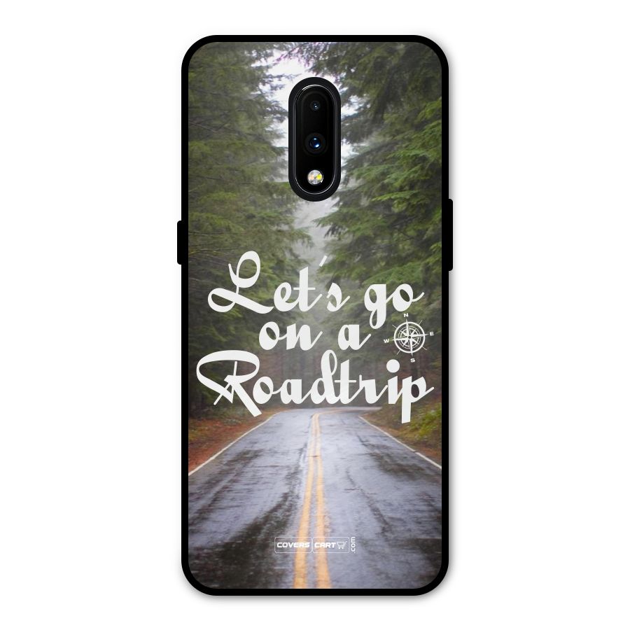 Lets go on a Roadtrip Metal Back Case for OnePlus 7